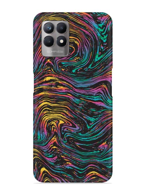 Abstract Liquid Colors Snap Case for Realme 8I