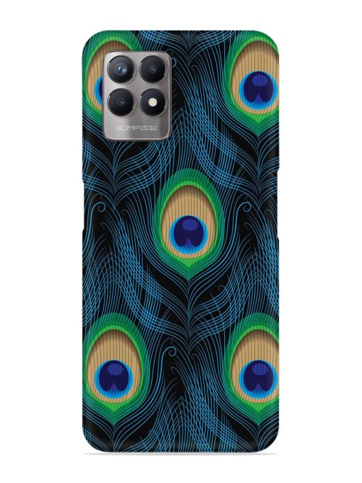 Seamless Pattern Peacock Snap Case for Realme 8I Zapvi