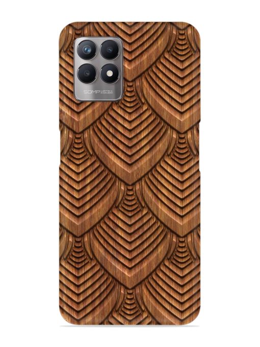 Carved Pattern On Snap Case for Realme 8I Zapvi