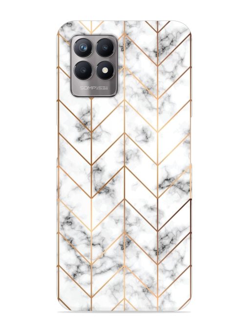 Vector Marble Texture Snap Case for Realme 8I Zapvi