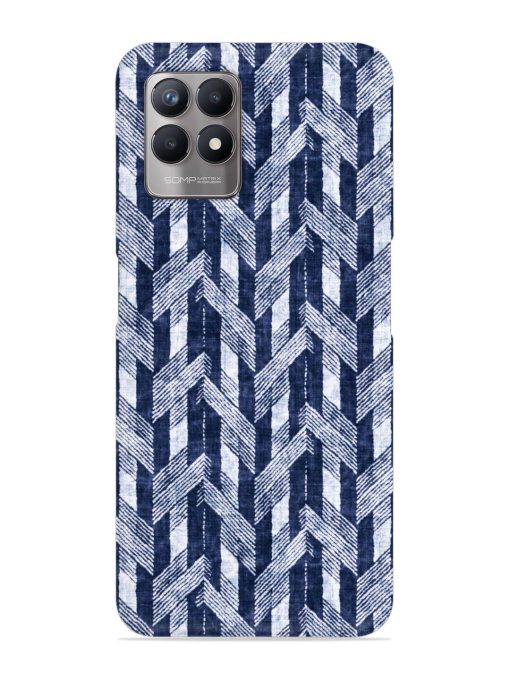 Abstract Herringbone Motif Snap Case for Realme 8I Zapvi