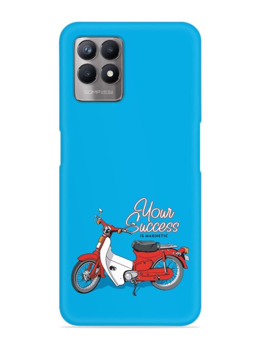 Motorcycles Image Vector Snap Case for Realme 8I Zapvi