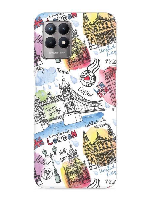 Vector London Landmark Snap Case for Realme 8I Zapvi