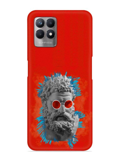 Contemporary Art Concept Snap Case for Realme 8I Zapvi