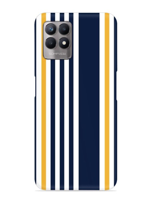 Seamless Stripe Pattern Snap Case for Realme 8I Zapvi