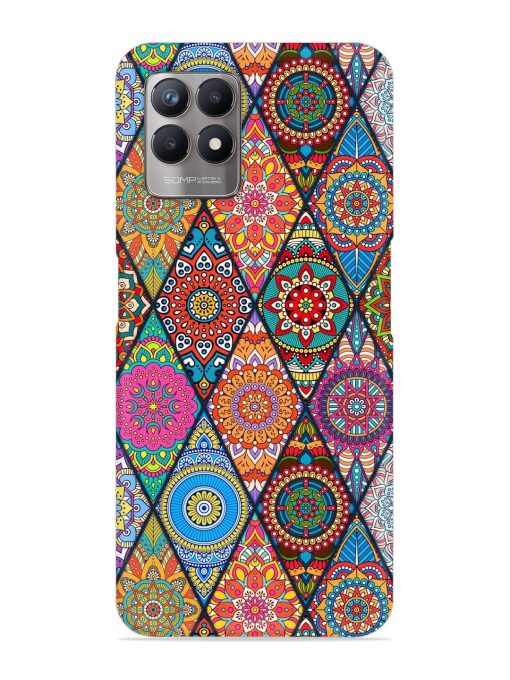 Seamless Tile Pattern Snap Case for Realme 8I Zapvi