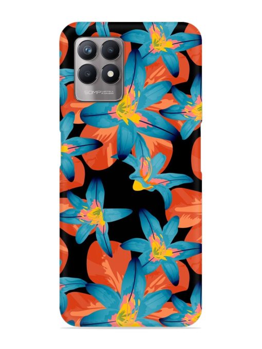 Philippine Flowers Seamless Snap Case for Realme 8I Zapvi