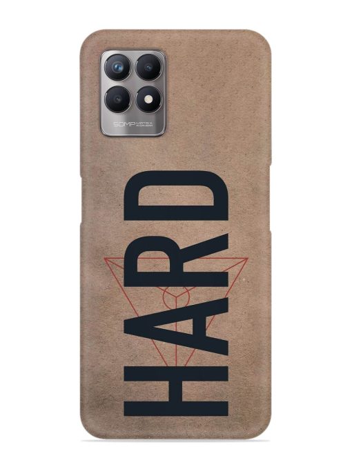 Hard Typo Snap Case for Realme 8I Zapvi