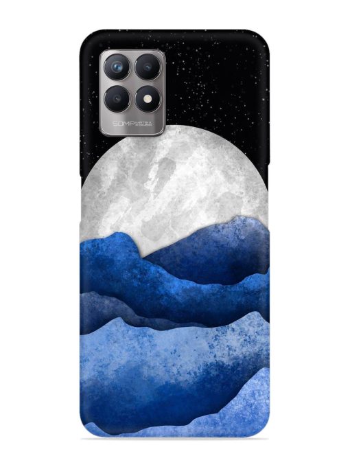 Full Moon Mountain Vector Snap Case for Realme 8I Zapvi