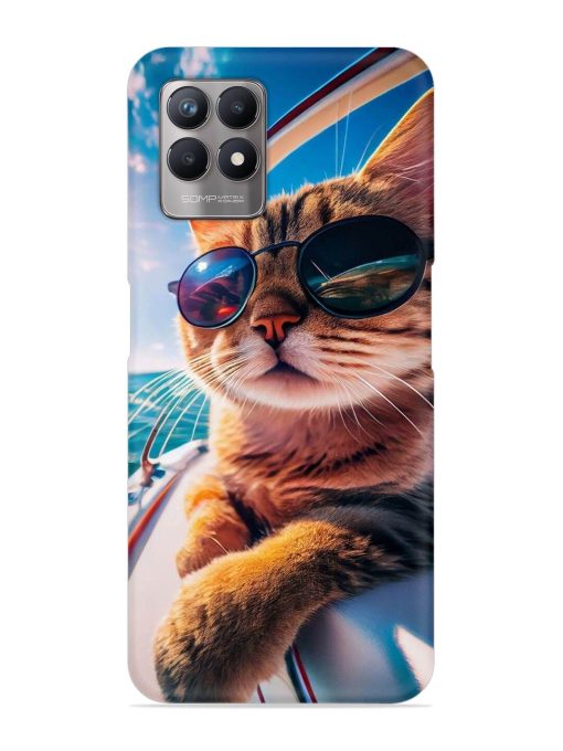 Cat In Style Snap Case for Realme 8I Zapvi