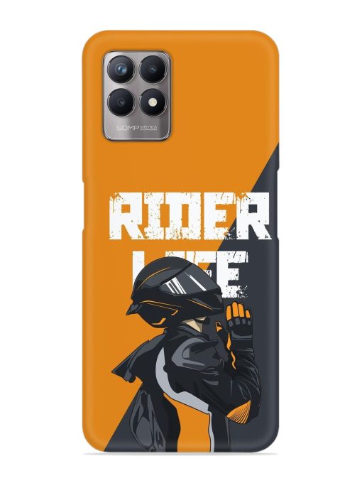 Rider Life Snap Case for Realme 8I Zapvi