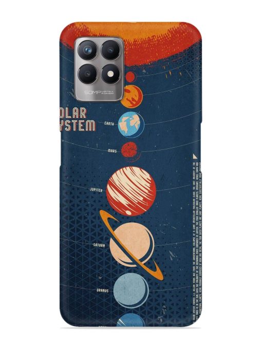 Solar System Vector Snap Case for Realme 8I Zapvi