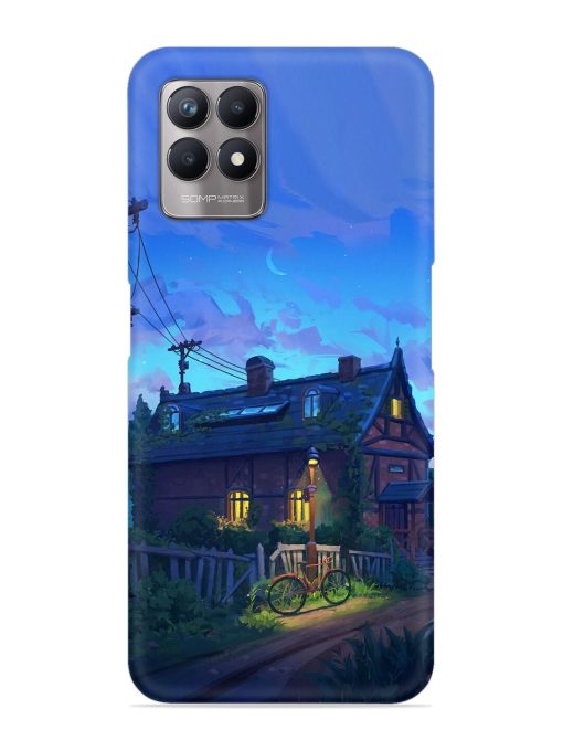 Beautiful Village House Snap Case for Realme 8I Zapvi