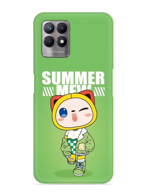 Summer Mew Snap Case for Realme 8I Zapvi