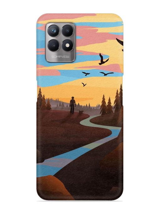 Natural Landscape Art Snap Case for Realme 8I