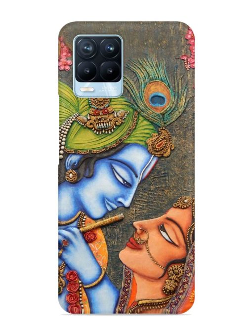 Lord Radha Krishna Flute Art Snap Case for Realme 8 Pro Zapvi