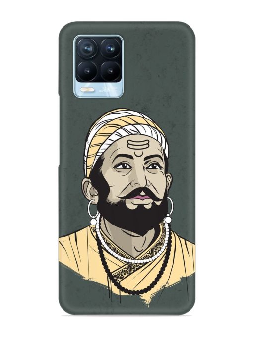 Shivaji Maharaj Vector Art Snap Case for Realme 8 Pro