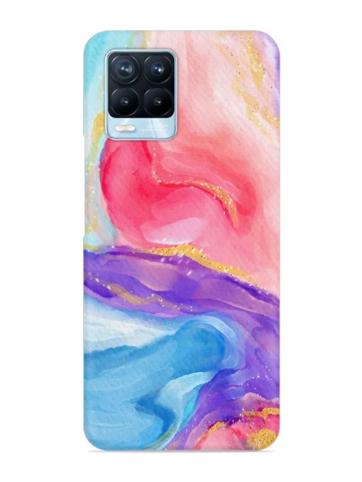 Watercolor Gradient Snap Case for Realme 8 Pro Zapvi