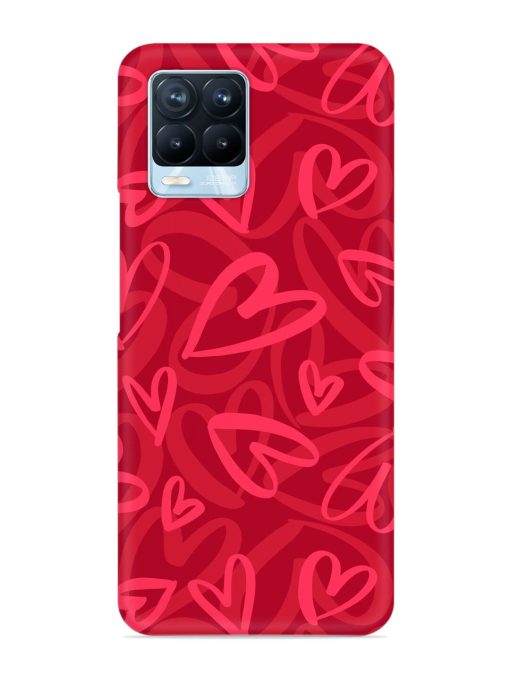 Seamless Romantic Pattern Snap Case for Realme 8 Pro