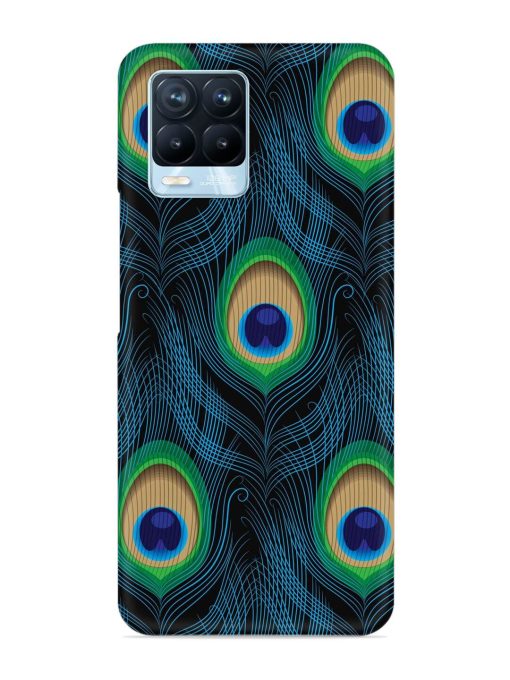 Seamless Pattern Peacock Snap Case for Realme 8 Pro