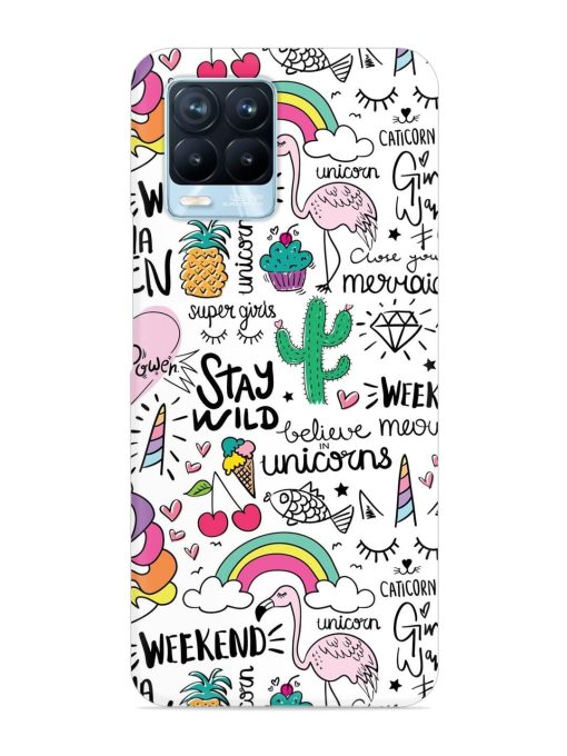 Unicorn Ice Cream Snap Case for Realme 8 Pro