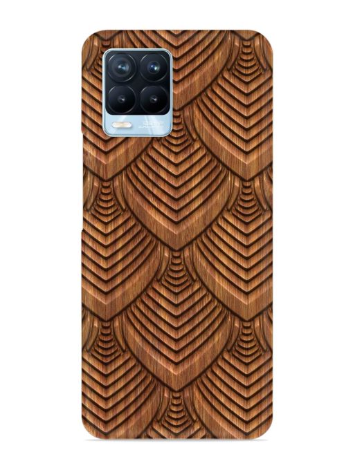 Carved Pattern On Snap Case for Realme 8 Pro