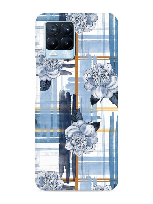 Watercolor Pattern Rose Snap Case for Realme 8 Pro Zapvi