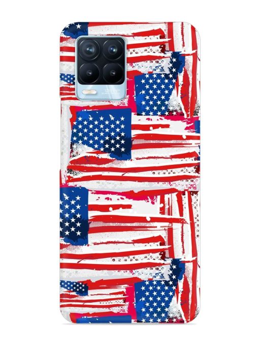 Usa Flag Seamless Snap Case for Realme 8 Pro