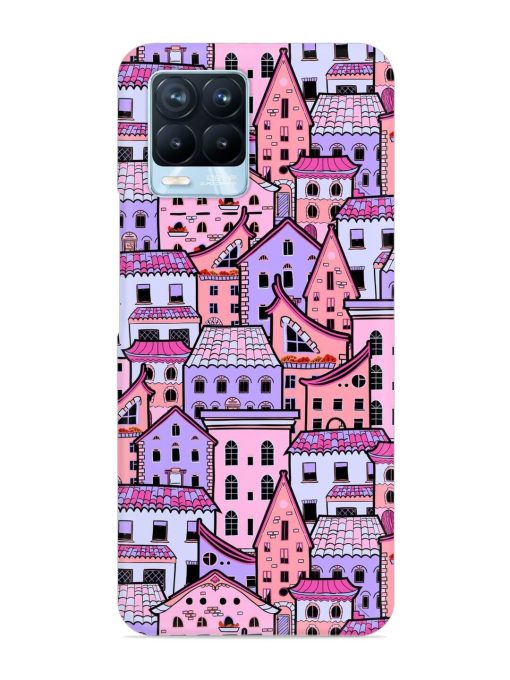 Seamless Pattern Houses Snap Case for Realme 8 Pro Zapvi