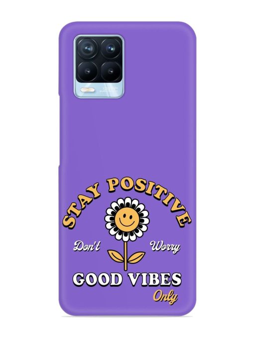 Retro Positive Flower Snap Case for Realme 8 Pro