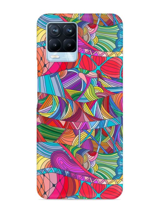 Seamless Patterns Hand Drawn Snap Case for Realme 8 Pro Zapvi