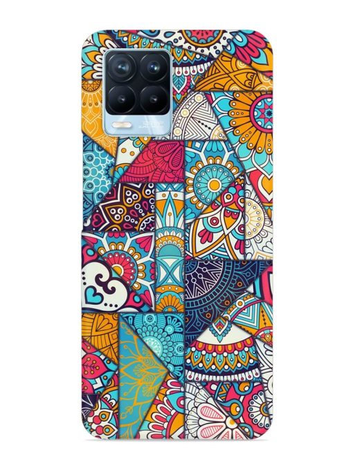 Patchwork Pattern Vintage Snap Case for Realme 8 Pro Zapvi