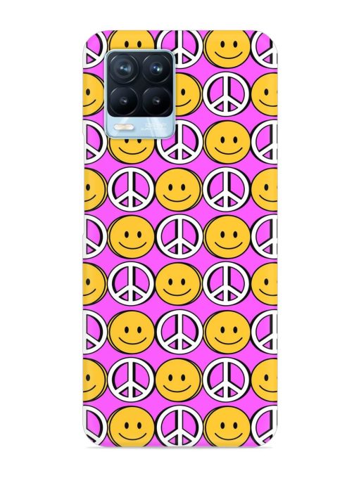 Smiley Face Peace Snap Case for Realme 8 Pro