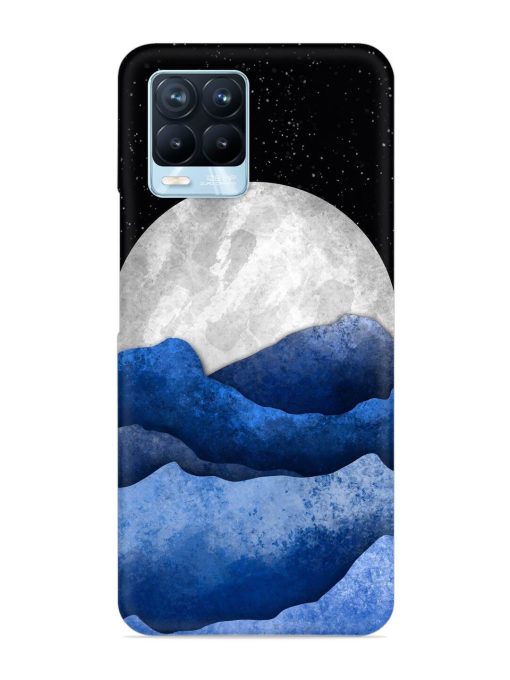 Full Moon Mountain Vector Snap Case for Realme 8 Pro Zapvi