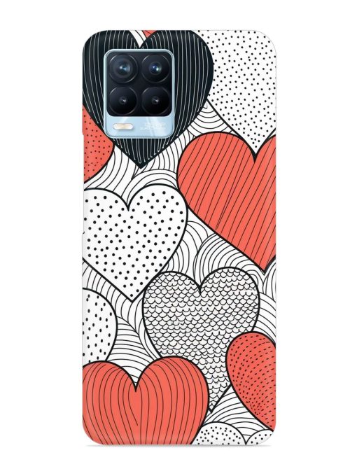 Girly Heart Seamless Snap Case for Realme 8 Pro