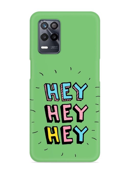 Hey Vector Cartoon Snap Case for Realme 8S (5G) Zapvi