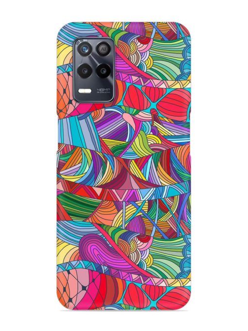 Seamless Patterns Hand Drawn Snap Case for Realme 8S (5G) Zapvi