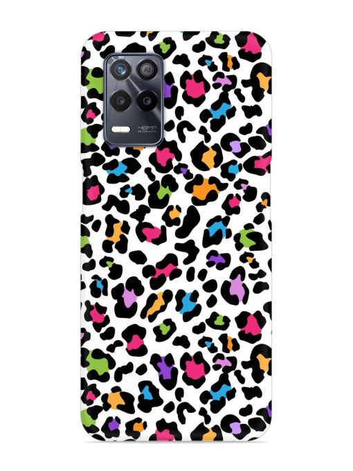 Seamless Leopard Pattern Snap Case for Realme 8S (5G) Zapvi