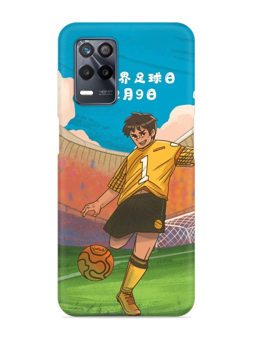 Soccer Kick Snap Case for Realme 8S (5G) Zapvi