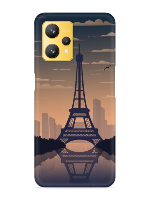 France Paris Eiffel Tower Gradient Snap Case for Realme 9 (4G)