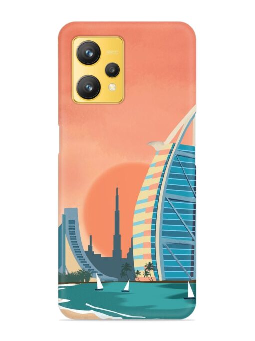 Dubai Architectural Scenery Snap Case for Realme 9 (4G) Zapvi