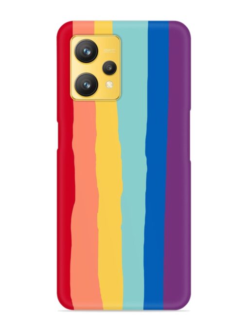 Rainbow Genuine Liquid Snap Case for Realme 9 (4G)