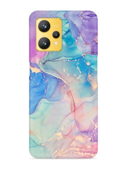 Alcohol Ink Colors Snap Case for Realme 9 (4G) Zapvi