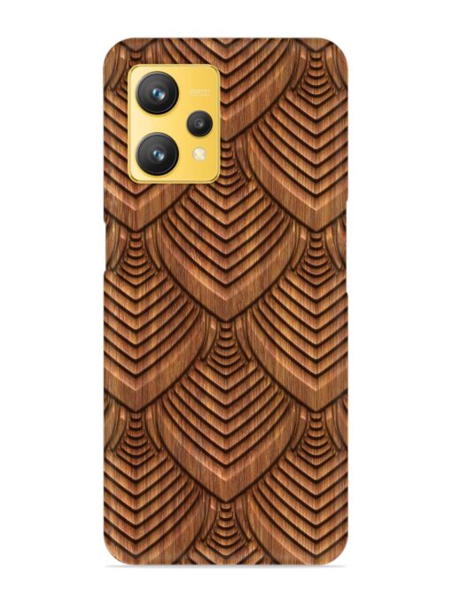 Carved Pattern On Snap Case for Realme 9 (4G)