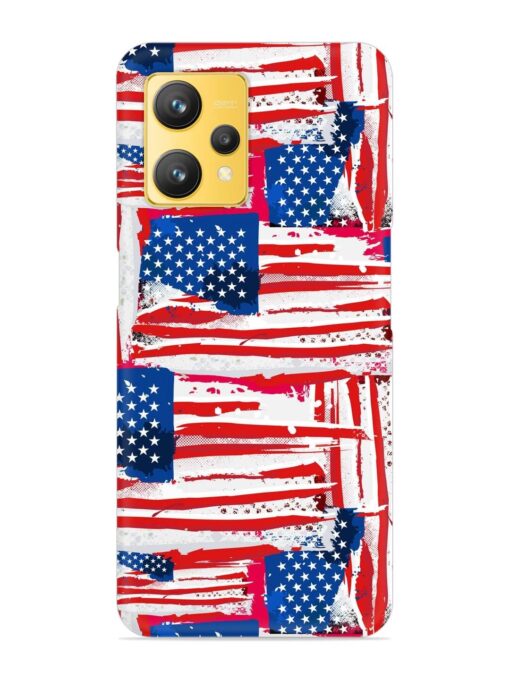 Usa Flag Seamless Snap Case for Realme 9 (4G)