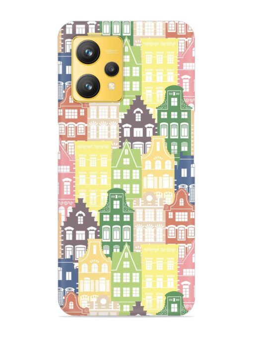 Seamless Shapes Pattern Snap Case for Realme 9 (4G) Zapvi