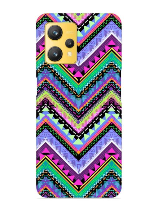 Tribal Aztec Print Snap Case for Realme 9 (4G)