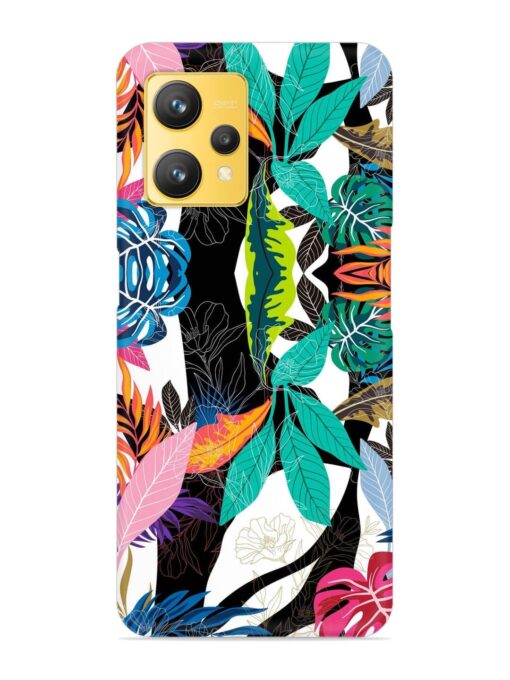 Floral Pattern Bright Snap Case for Realme 9 (4G)