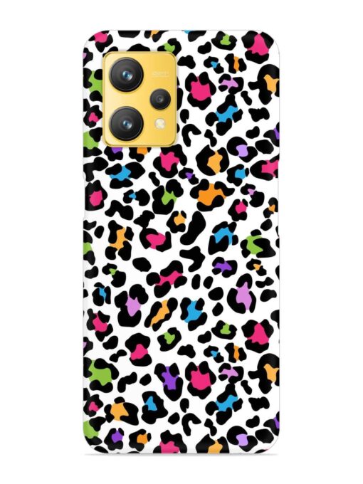 Seamless Leopard Pattern Snap Case for Realme 9 (4G)