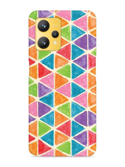 Seamless Colorful Isometric Snap Case for Realme 9 (4G)